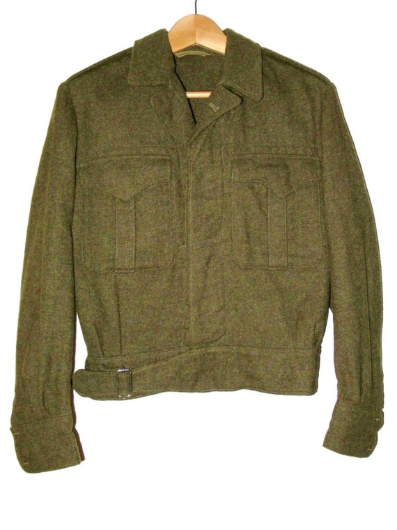 50s Vintage Royal Canadian Army Wool Battledress F