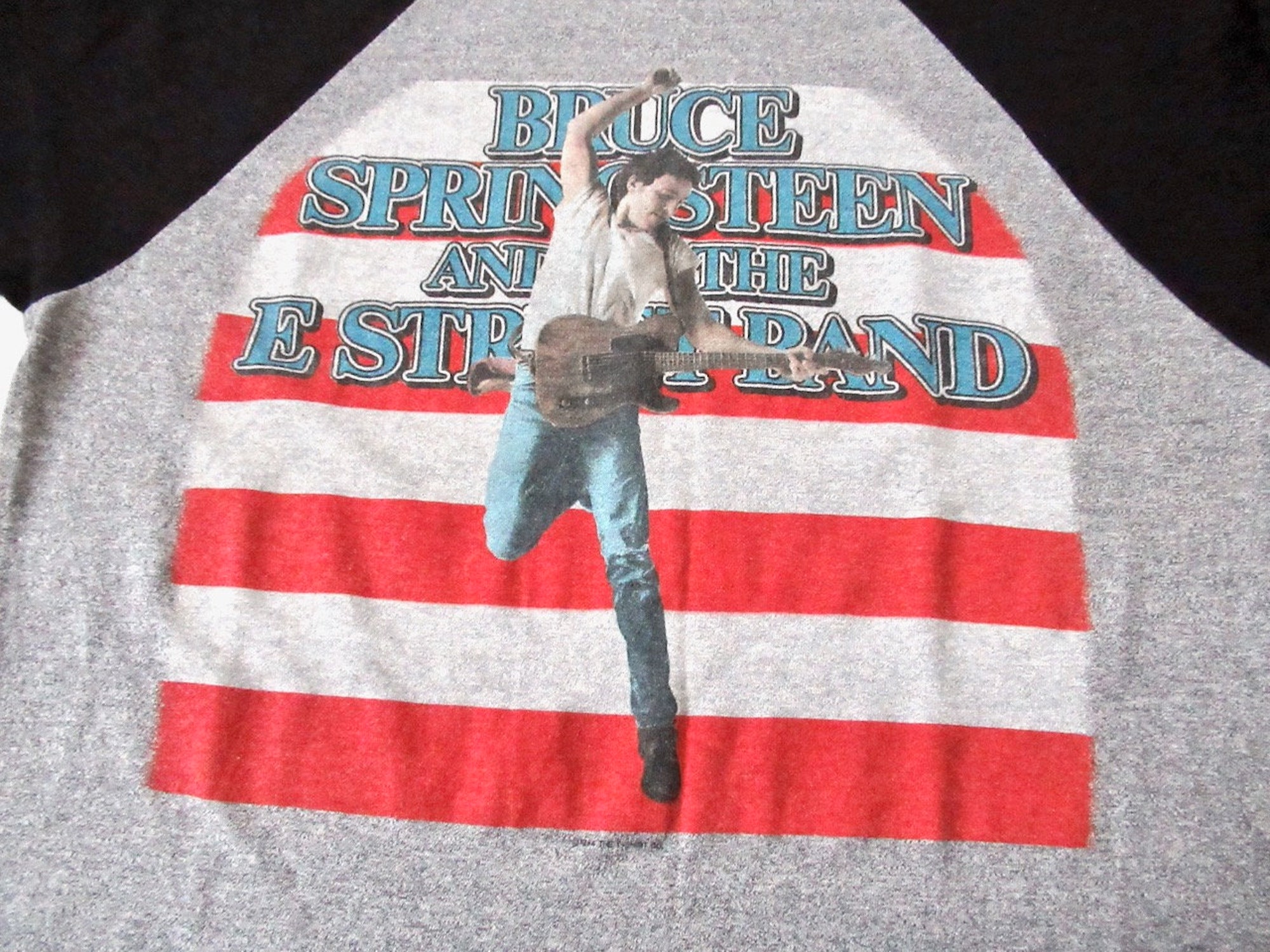 80s Vintage Mens Bruce Springsteen Born In The U.S.A. Tour T-Shirt