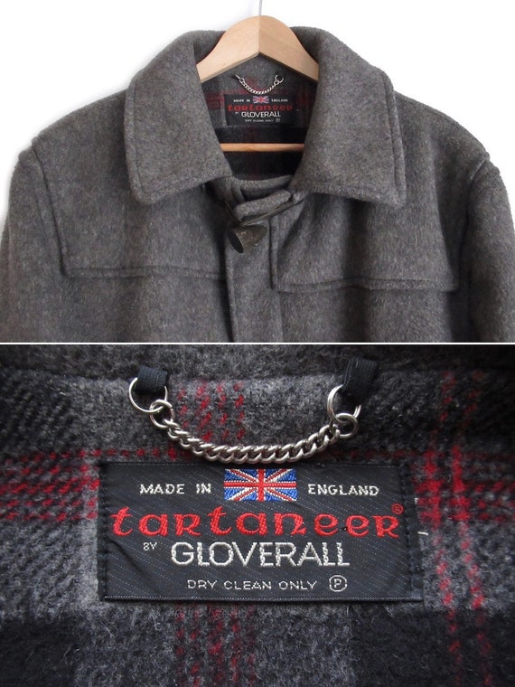 70s Vintage Gloverall Mens 'tartaneer' Wool Blend - Etsy