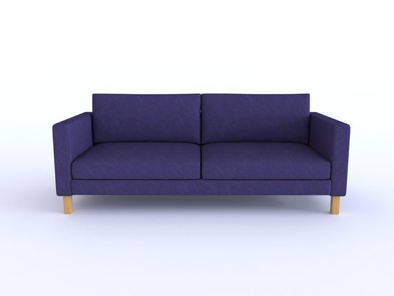 Heavy Duty Cotton Replace Cover Fits Ikea Karlstad Three Seat - Ikea Karlstad 3 Seater Sofa Bed Cover Heavy Duty Cotton Replace Cover Fits Ikea Karlstad Three Seat - Ikea Karlstad 3 Seater Sofa Bed Cover