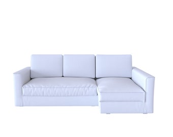 Ganzes Set Manstad Sofa Bettbezug, maßgefertigt Bezug für IKEA Manstad Corner Sofabett mit Chaise, Slipcover (gesungen fit), Baumwolle, Samt