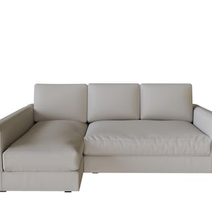 Whole Set Manstad Sofa bed Cover, Custom Made Cover Fits IKEA Manstad Corner Sofa Bed with Chaise, Slipcover (sung fit), cotton, velvet