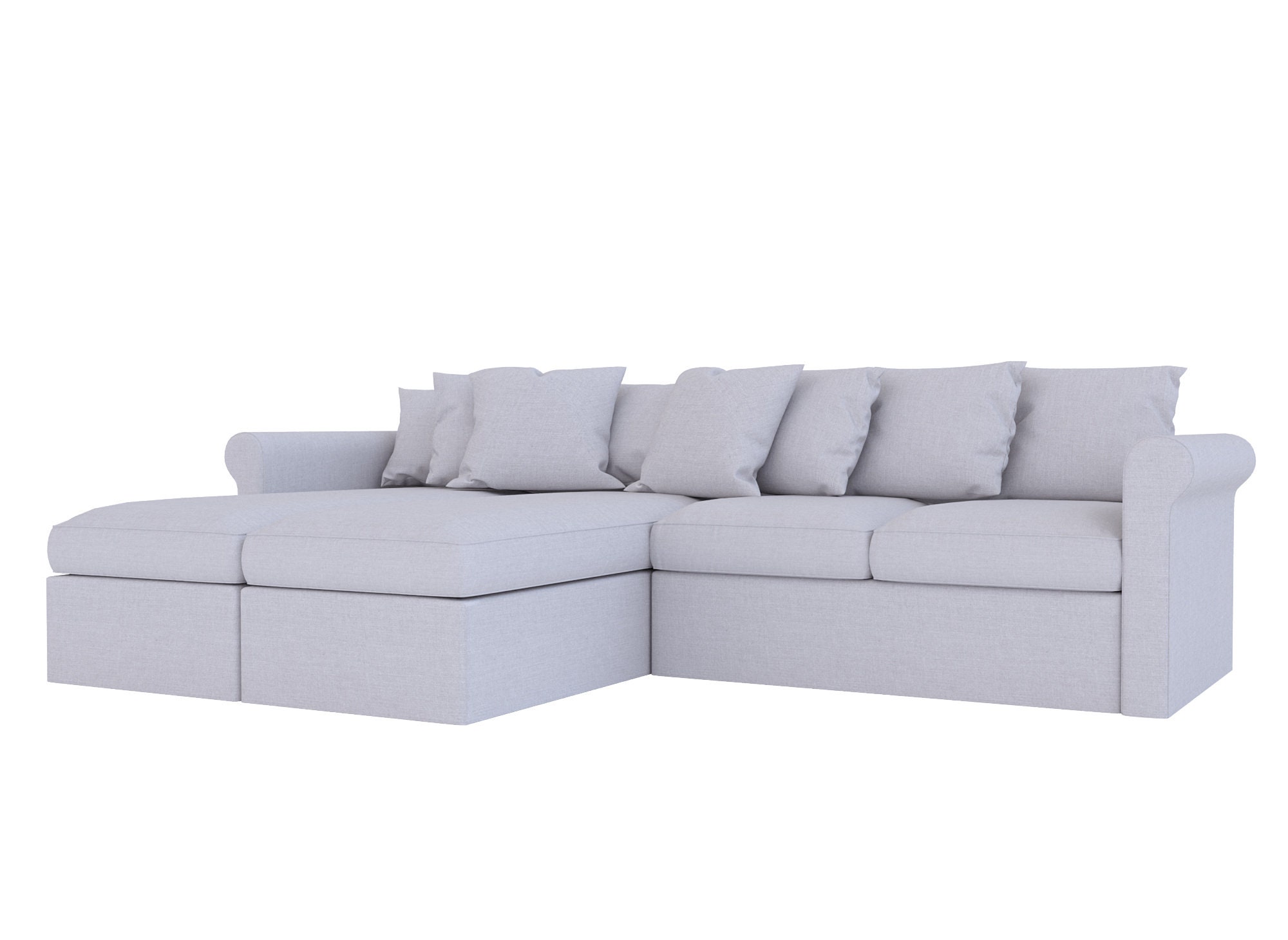 Whole Set Custom Made Cover Fits IKEA Gronlid 4 Seat Sofa With