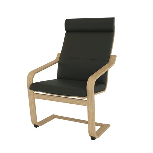 Custom Made Cover Fits Ikea Poang Armchair Chair Or Singapore Custom Made Cover Fits Ikea Poang, Ikea Chair And Ottoman Covers