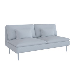 Whole Set Soderhamn 3 Sea Section Cover, Custom Made Cover Fits IKEA Soderhamn Sofa Cover