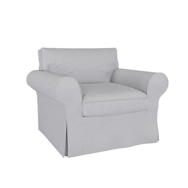 Whole Set Ektorp Armchair Cover, Custom Made Cover Fits IKEA Ektorp Armchair, Chair Cover,Replace Cover