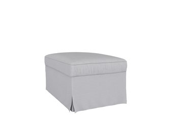 Custom Made Cover Fits IKEA Uppland  Ottoman,Footstool Cover, Replace Cover