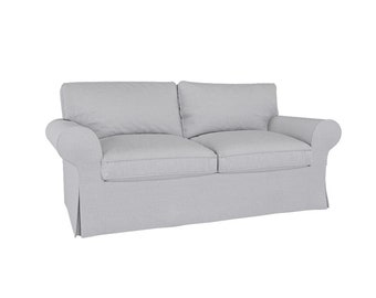 Whole Set Uppland 2 Seat Sofa Cover, Custom Made Cover Fits IKEA Uppland 2 Seat Two Seat Sofa, Loveseat Cover, coton, velours
