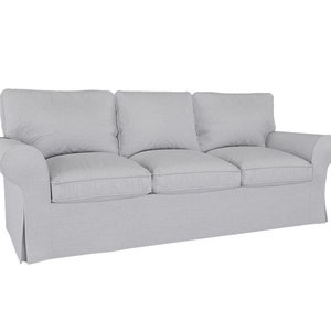 Whole Set Ektorp 3 Seat Sofa Cover, Custom Made Cover Fits IKEA Ektorp Three Seat Sofa Cover 3 Seater Sofa Cover