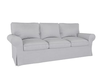 Whole Set Ektorp 3 Seat Sofa Cover, Custom Made Cover Fits IKEA Ektorp Three Seat Sofa Cover 3 Seater Sofa Cover