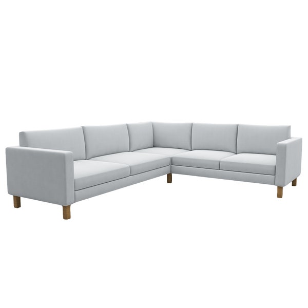 Whole Set Karlstad Corner Sofa Cover, Custom Made Cover Fits IKEA Karlstad 2+3 / 3+2 Corner Sofa, Sectional Sofa Cover