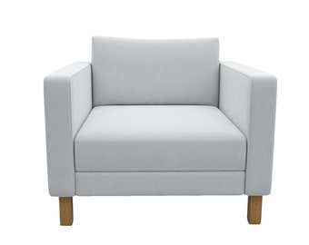 Whole Set Karlstad Armchair Cover, Custom Made Cover Fits IKEA Karlstad Armchair, Chair Cover,Replace Cover