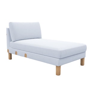 Custom Made Cover Fits IKEA Karlstad Chaise Lounge, Add-on Unit Cover, Replace Cover