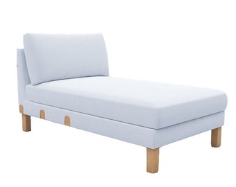 Custom Made Cover Fits IKEA Karlstad Chaise Lounge, Add-on Unit Cover, Replace Cover