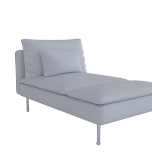 Whole Set Soderhamn Chaise Cover, Custom Made Cover Fits IKEA Soderhamn Chaise