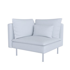 Whole Set Soderhamn Corner Section Cover, Custom Made Cover Fits IKEA Soderhamn Corner