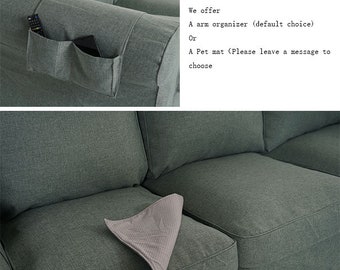 IKEA Gronlid 3人掛けソファ（長椅子付き）用カスタムメイドカバー