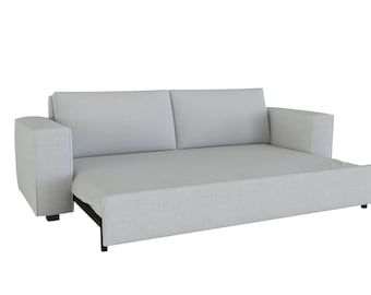 Whole Set Custom Made Cover Fits IKEA Kivik Three Seat Sofa Bed Cover, Sleeper Sofa Cover