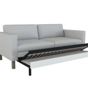 Custom Made Cover Fits IKEA Karlstad Three Seat Sofa Bed Cover, Sleeper Sofa Cover