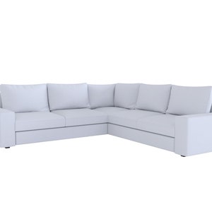 Whole Set Kivik 2+3 / 3+2 Corner Sofa, Custom Made Cover Fits IKEA Kivik 5 Seat Sectional Sofa Cover, Replace Cover