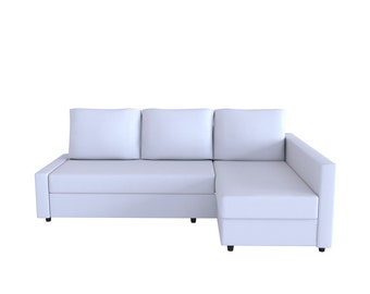 Whole Set Custom Made Cover Fits IKEA Friheten Corner Sofa Bed avec chaise, housse de couchage (coupe chantée), coton, options de tissus en velours