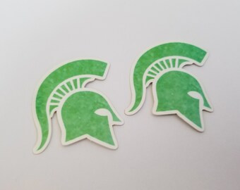 Msu Spartans Stamp Etsy