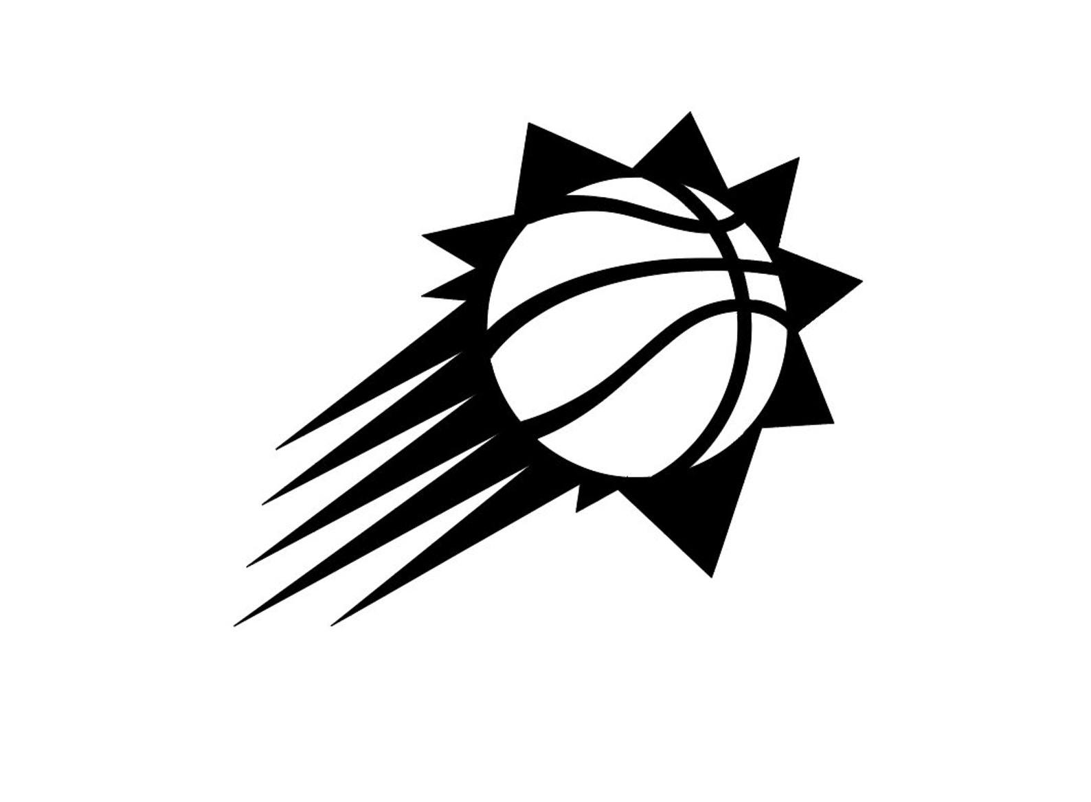 Phoenix Suns Logo Decal Phoenix Suns Suns Decal Car Decal Etsy