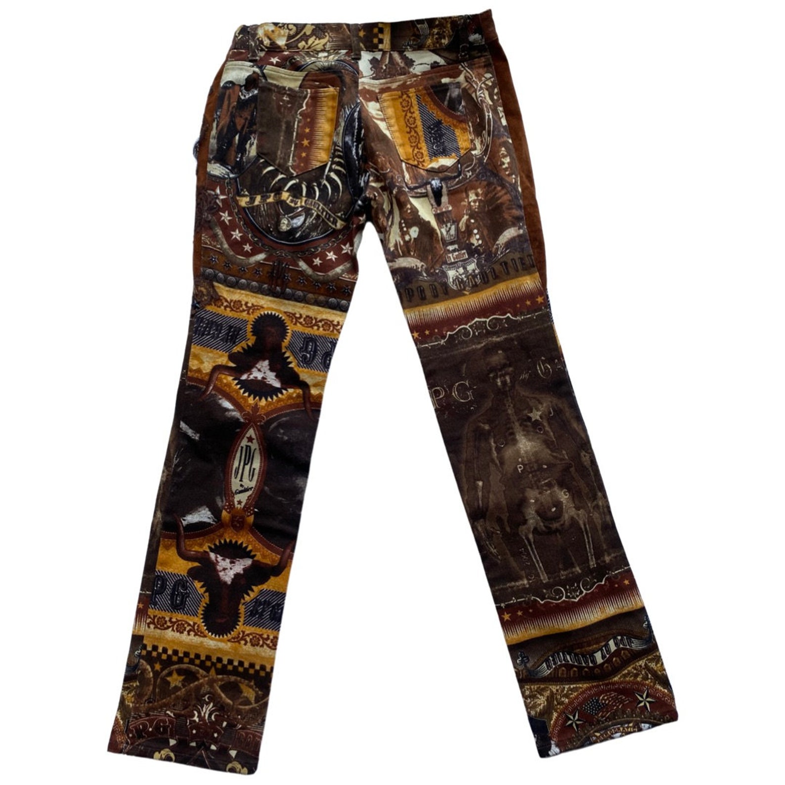 Jean Paul gaultier Native American jeans Etsy