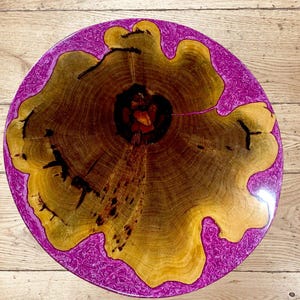 Epoxy Couchtisch & Esstisch Top Handgefertigte Möbel, Benutzerdefinierte Harz Epoxy Center Live Edge Tisch, Ocean River Home Decor Map Themed