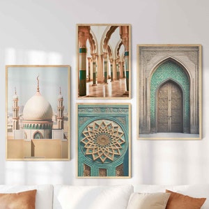 Set of 4 Moroccan Wall Art set,Printable Morocco Photography gallery wall set,Oriental wall art,Islamic Architecture,digital art download.