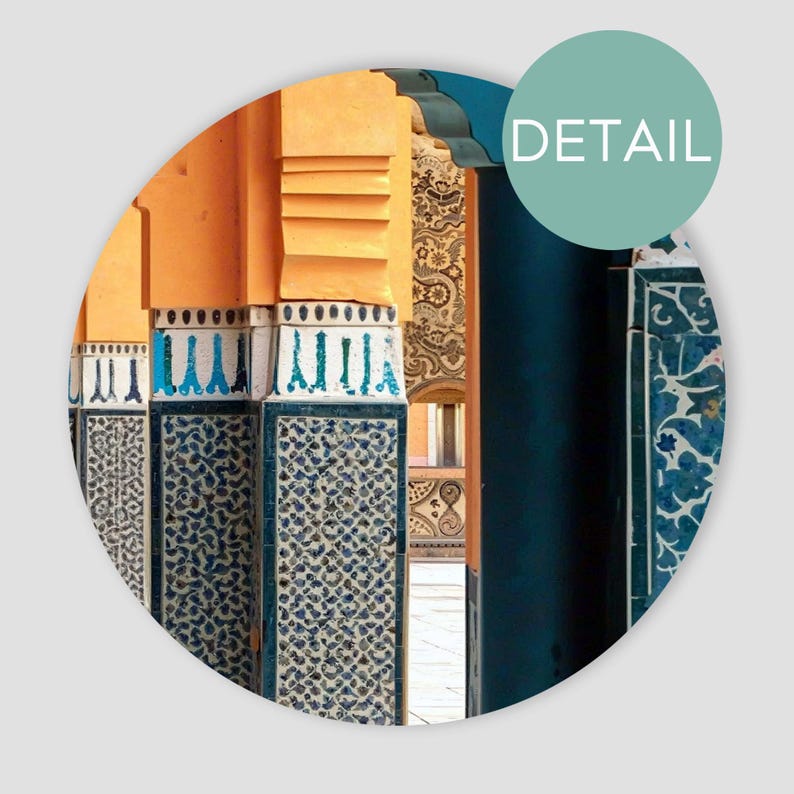 Moroccan Door art Printable Set of 3: Islamic Home Decor (Digital Download) image 9
