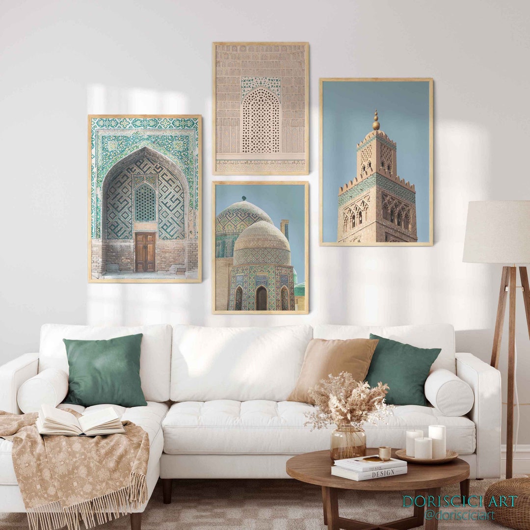 Moroccan Wall Art Set of 4,printable Morocco Photography Gallery Set