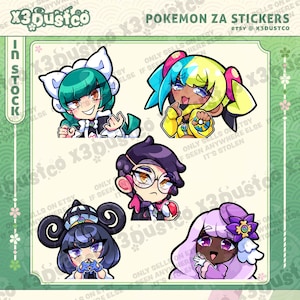 Pokemon ZA Trainers Peeker Decal Sticker