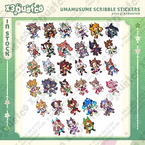 Umamusume Scribble Stickers