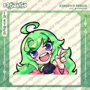x3Dustco Peeker Sticker/Decal