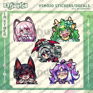 Vtuber Talents Stickers/Decals
