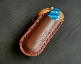 Knife Leather Sheath,Edc Leather,Leather Knife Slip,Leather Knife Pouch,Edc Organizer,Edc Pouch,Edc Leather Slip,Handmade Gift for Him