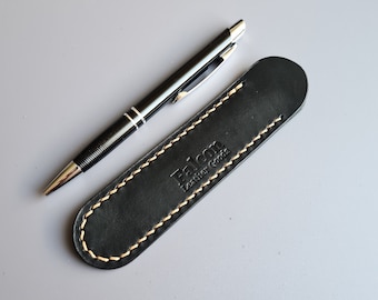 Handmade Leather Pen Sleeve,Edc Pen Leather Slip, Pen Leather Case,Leather Pen/Pencil/Marker Sleeve