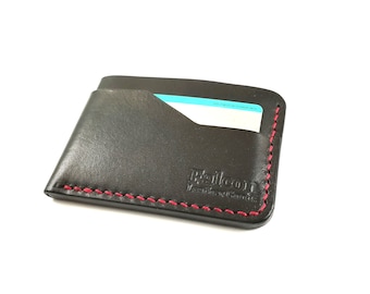 Cartera de cuero delgada, titular de la tarjeta delgada, cartera delgada para hombre, caja de la tarjeta de visita, titular de la tarjeta para las mujeres, cartera del bolsillo delantero, funda de la tarjeta de cuero