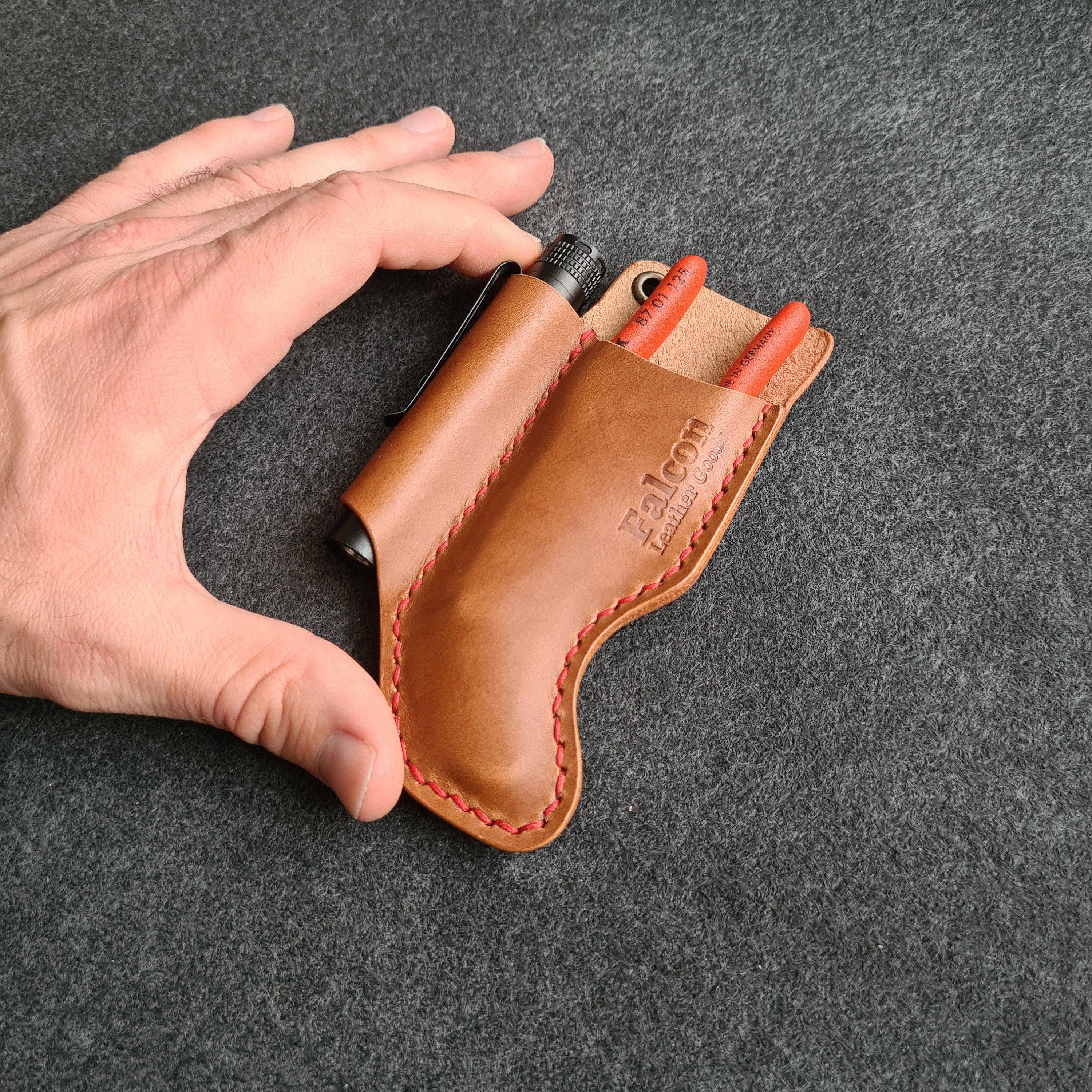 Leather Sheath PDF Pattern: Flashlight & Knipex Cobra 125 - Etsy