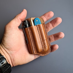 Edc Pocket Organizer,Leather Pocket Organiser,EDC Gear Pouch,SAK Leather Sheath,Flashlight Sheath,Front Pocket Organizer,Edc Leather Sheath