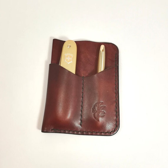 Edc Wallet Edc Organizer Leather Front Pocket Wallet | Etsy