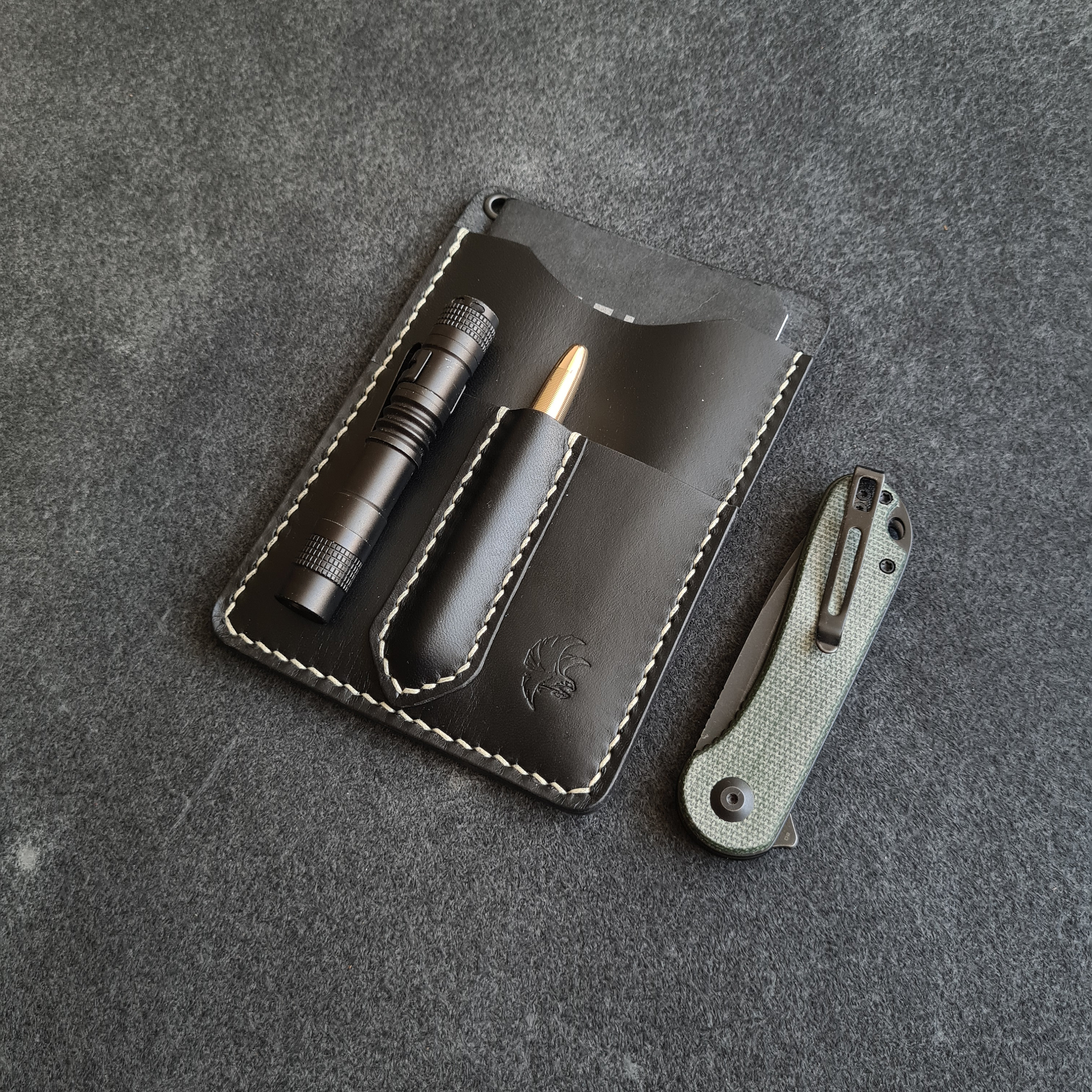 Field Notes Leather Cover,leather Edc Pouch,field Notes Caddy,edc