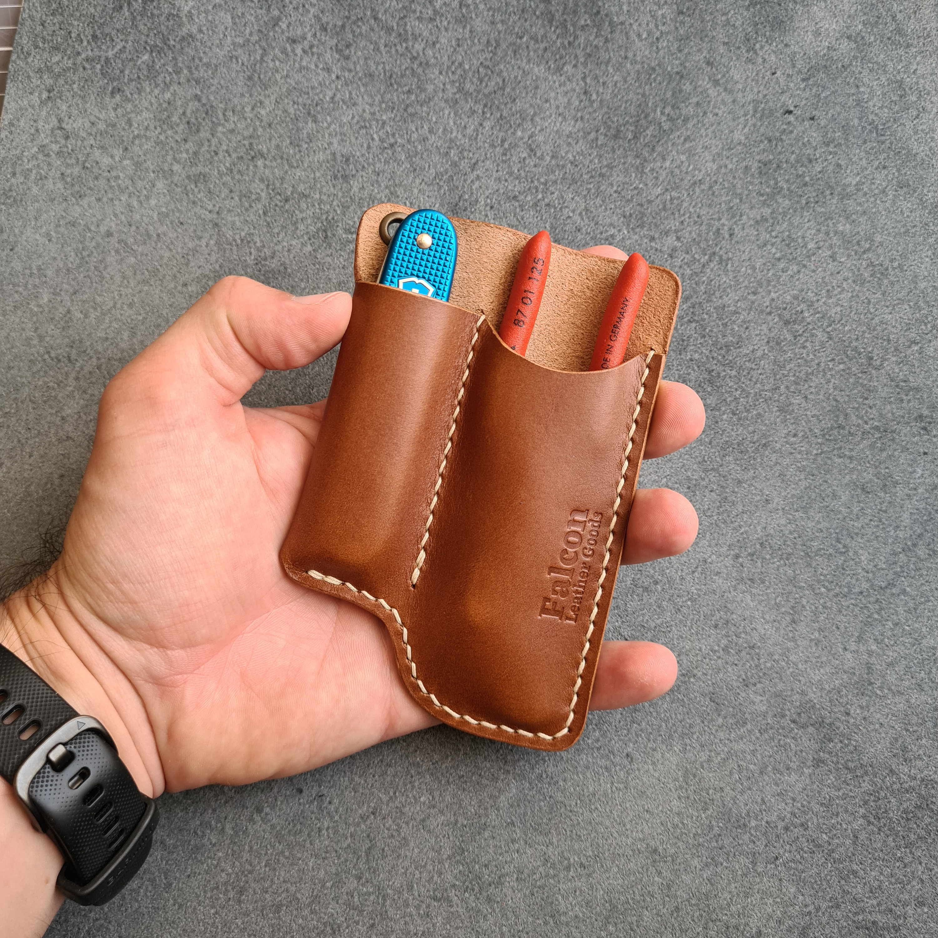 太刀紐・革袋付き鞘 Leather Sheath for Knipex Pliers Cobra 125 and SAK - Etsy