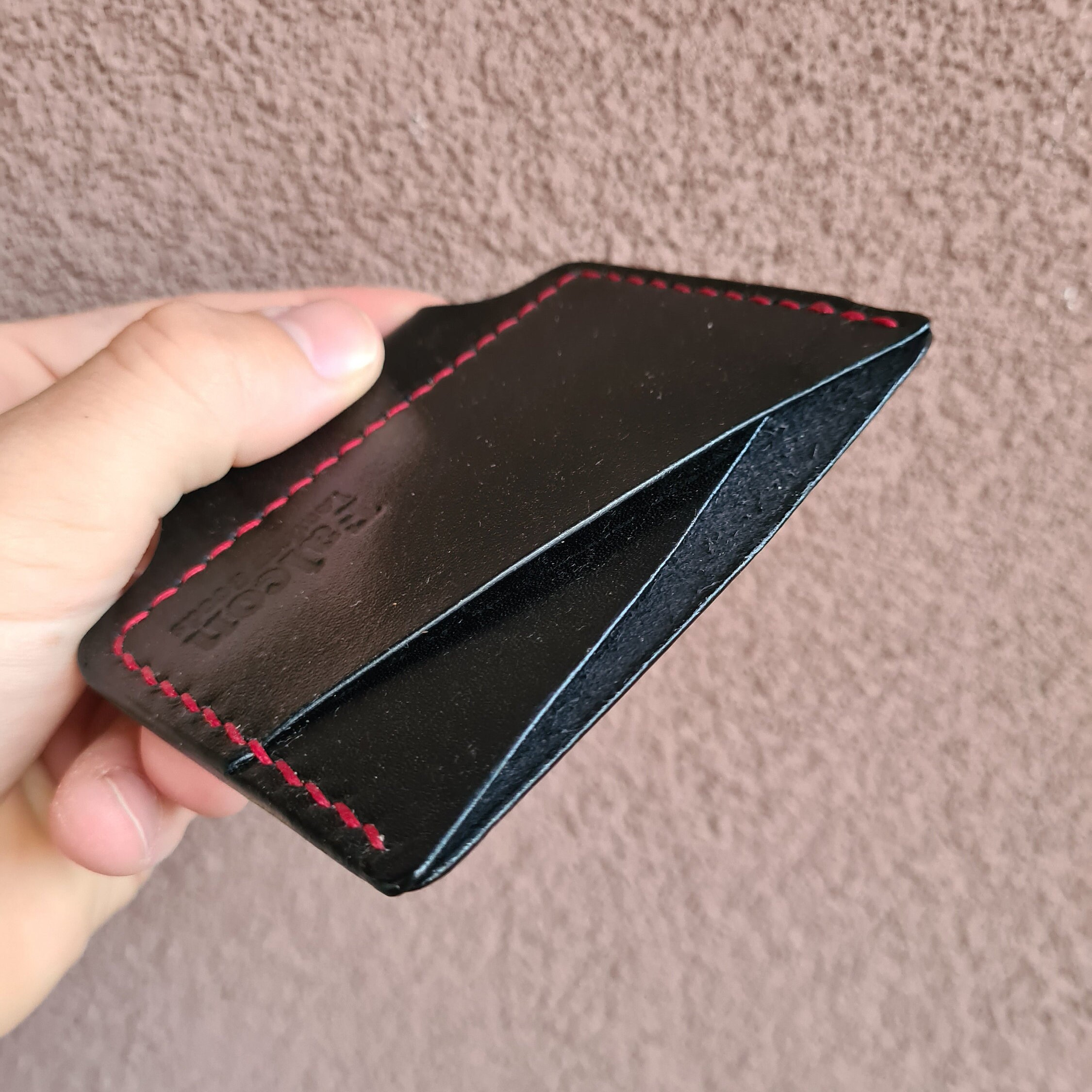 Edc Pen Wallet Card Holdet With Pen Loop At Bottom Card Etsy