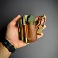 Leather Edc Pocket Organizer, Leather Edc Pouch, Edc Caddy, EDC Gear Pouch, SAK Leather Sheath, Flashlight Sheath, Edc Leather Sheath product logo