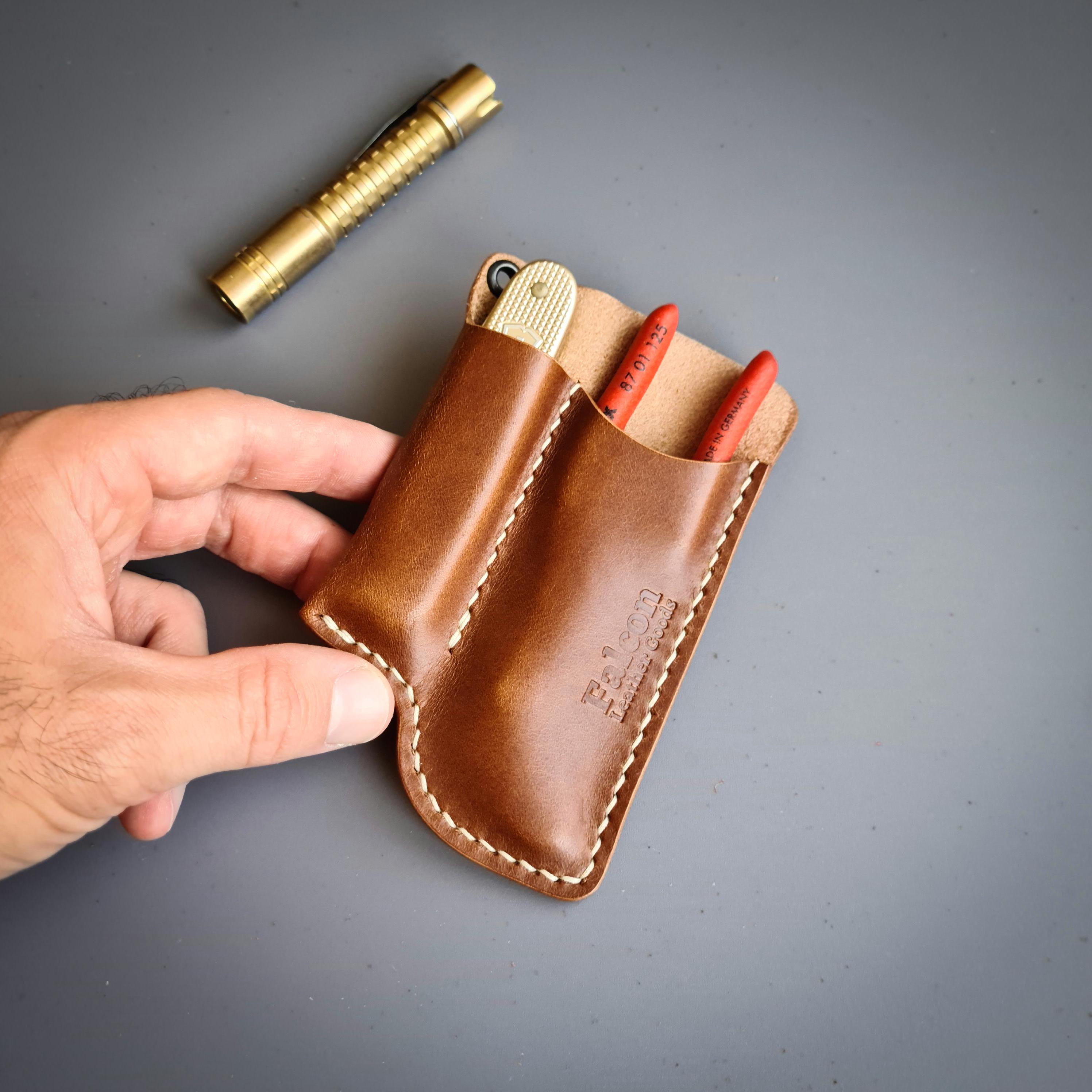 Leather Sheath for Knipex Pliers Cobra 125 and SAK With a Belt