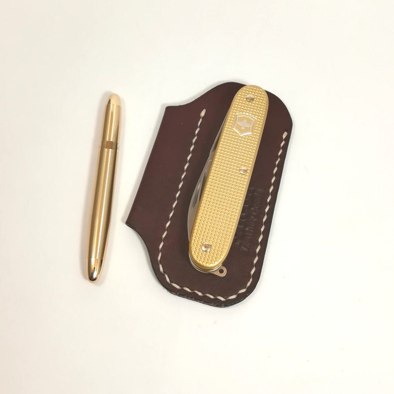 Leather Knife Pouch Edc Knife Slip Edc Pouch Edc Leather Etsy