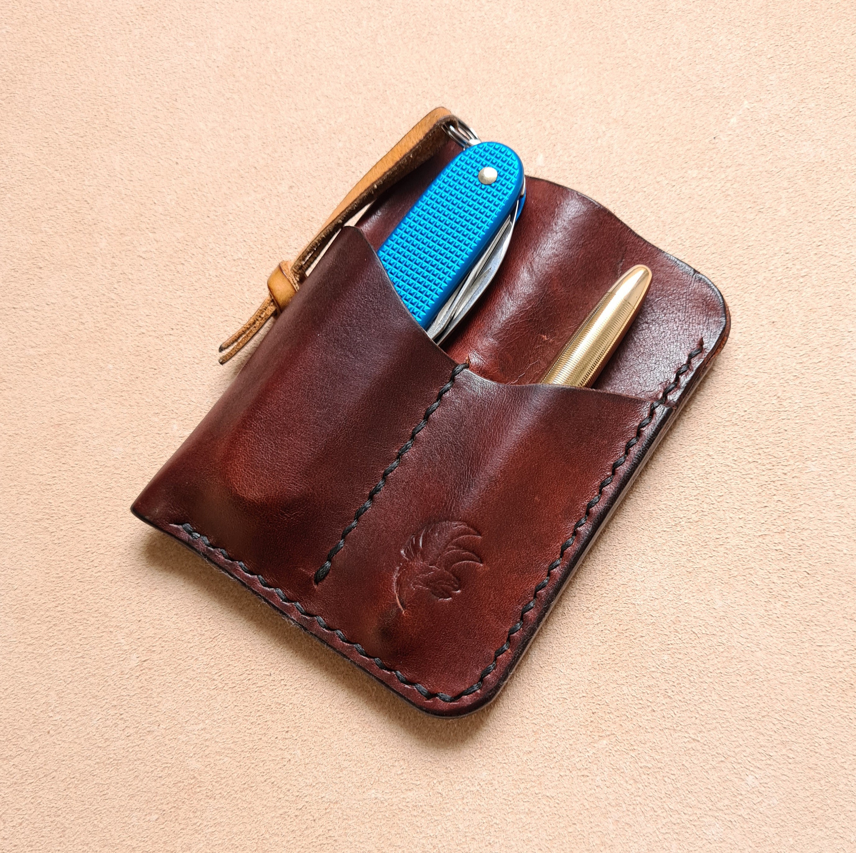 Edc Wallet Edc Organizer Leather Front Pocket Wallet Etsy