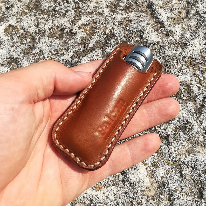 Edc Pocket Slip Leather Knife Slip Leather Knife Slip Edc Etsy